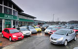 used car forecourts