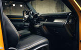 Valiance Convertible Defender front side inteior