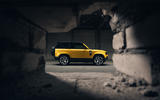 Valiance Convertible Defender through a hole