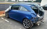 Vauxhall Corsa VXR front three quarter