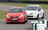 Vauxhall Corsa VXR track Vauxhall Corsa VXR track