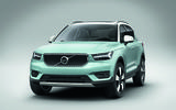 New Volvo XC40 green mint
