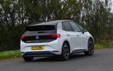 Volkswagen ID 3 2021 rear quarter cornering