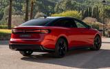Volkswagen ID7 GTX rear three quarter