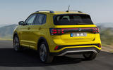 Volkswagen T Cross 2024 rear quarter tracking Volkswagen T Cross 2024 rear quarter tracking
