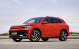 volkswagen tiguan r line front three quarters static volkswagen tiguan r line front three quarters static