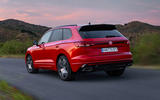 Volkswagen Touareg rear three quarter night Volkswagen Touareg rear three quarter night