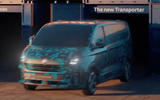 Volkswagen Transporter 2024 teaser front quarter Volkswagen Transporter 2024 teaser front quarter