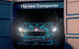 Volkswagen Transporter 2024 teaser front Volkswagen Transporter 2024 teaser front