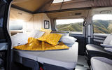 Volkswagen California Concept bed folded down Volkswagen California Concept bed folded down