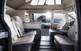 Volkswagen California Concept rear seating area Volkswagen California Concept rear seating area