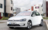 Volkswagen e-Golf 2016 - stationary front Volkswagen e-Golf 2016 - stationary front