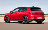 Volkswagen Golf GTI rear three quarter outside Volkswagen Golf GTI rear three quarter outside