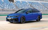 Volkswagen Golf R estate front three quarter