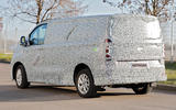 Volkswagen Transporter EV rear three quarter
