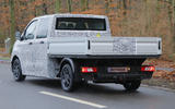 Volkswagen Transporter EV tipper rear three quarter Volkswagen Transporter EV tipper rear three quarter