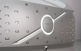 Volvo EM90 front badge lit up Volvo EM90 front badge lit up