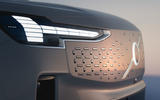 Volvo EM90 headlight detail Volvo EM90 headlight detail