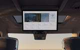 Volvo EM90 roof mounted screen Volvo EM90 roof mounted screen