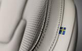 Volvo S90 Swedish flag detail