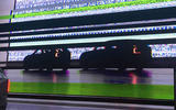 Volvo small crossover silhouette with EX90 2022 green background Volvo small crossover silhouette with EX90 2022 green background