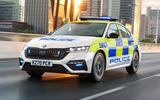 Skoda Octavia vRS police car