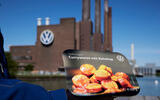 VW Currywurst with factory