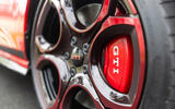VW Golf GTI Edition 50 brake caliper detail VW Golf GTI Edition 50 brake caliper detail