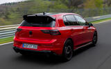 VW Golf GTI Edition 50 rear quarter tracking VW Golf GTI Edition 50 rear quarter tracking
