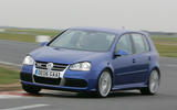 VW Golf R32 5 front quarter cornering