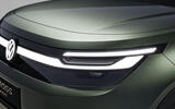 VW T Cross concept headlight detail VW T Cross concept headlight detail