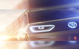 Volkswagen EV teased ahead of Paris motor show