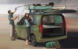 VW Caddy Beach  side