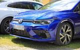 Volkswagen Golf R Mk8 spyshots front close