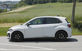 VW ID2 prototype testing side VW ID2 prototype testing side