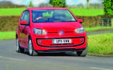 Volkswagen Up cornering- front