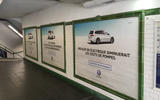 VW Paris station advert takeover
