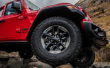 The Jeep Wrangler’s Willys wheel detail