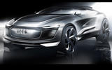 Futuristic Audi e-tron concept previewed in new sketches