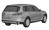 Production BMW X7: patent images reveal final design
