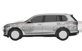 Production BMW X7: patent images reveal final design