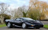 The Bugatti EB110's biggest rival, the Jaguar XJ220
