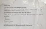 Renault Zoe finance letter