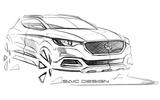 MG design sketch previews new small SUV