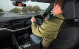 Volkswagen Touareg 2019 long-term review - Damien Smith driving