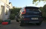 Volvo XC40 Recharge T5 2020 long-term review - home charging rear Volvo XC40 Recharge T5 2020 long-term review - home charging rear