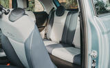 16 Fiat 500 EV 2022 long term review rear seats 16 Fiat 500 EV 2022 long term review rear seats