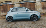 2 Fiat 500 EV 2022 long term review side pan 2 Fiat 500 EV 2022 long term review side pan