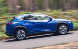 2 Lexus UX300e 2022 long term review side pan
