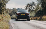 3 Jaguar XF 2021 long term review tracking rear 3 Jaguar XF 2021 long term review tracking rear